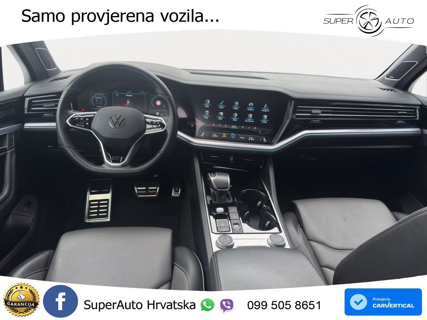 Volkswagen Touareg 3.0 V6 TDI (286 KS) 4MOTION Tiptronic R-Line ZRAČNI+ACC+4xGR SJED+KAM