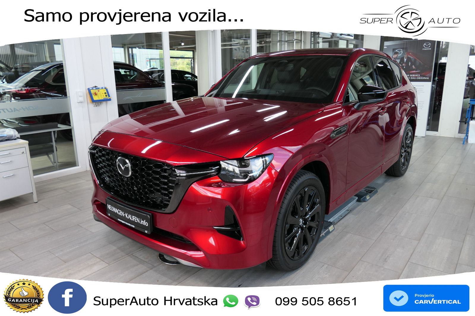 Mazda CX-60 2.5 e-Skyactiv (328 KS) AWD Automatic LED+GR SJED+ACC