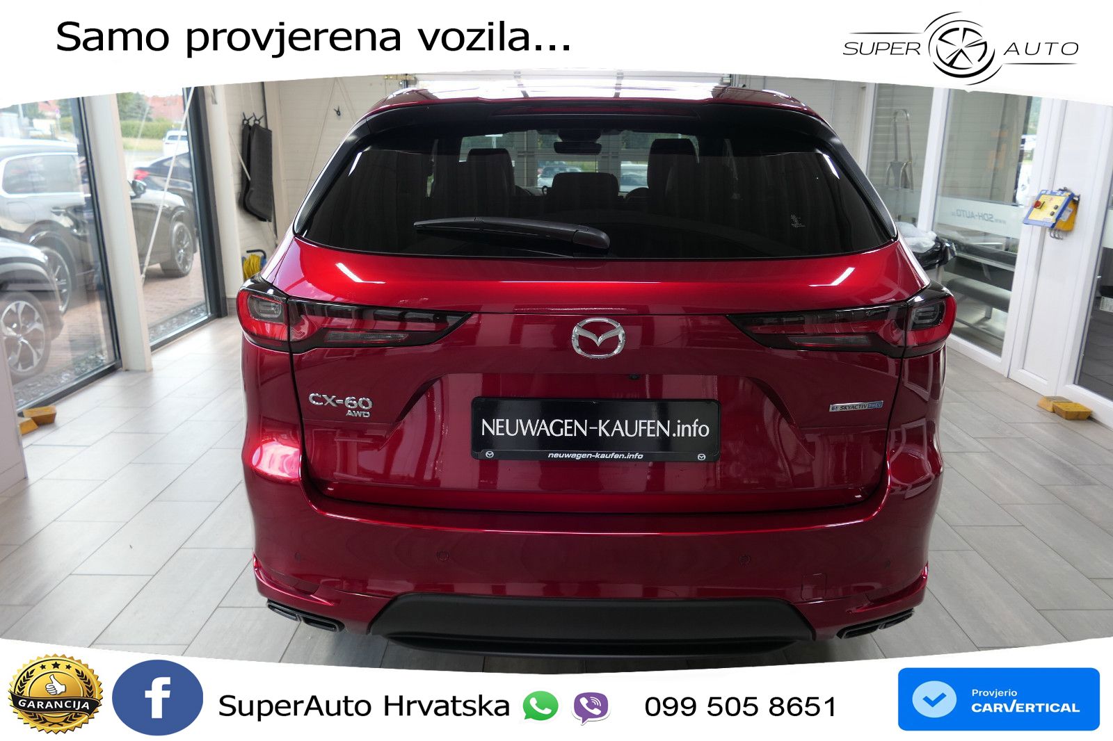 Mazda CX-60 2.5 e-Skyactiv (328 KS) AWD Automatic LED+GR SJED+ACC