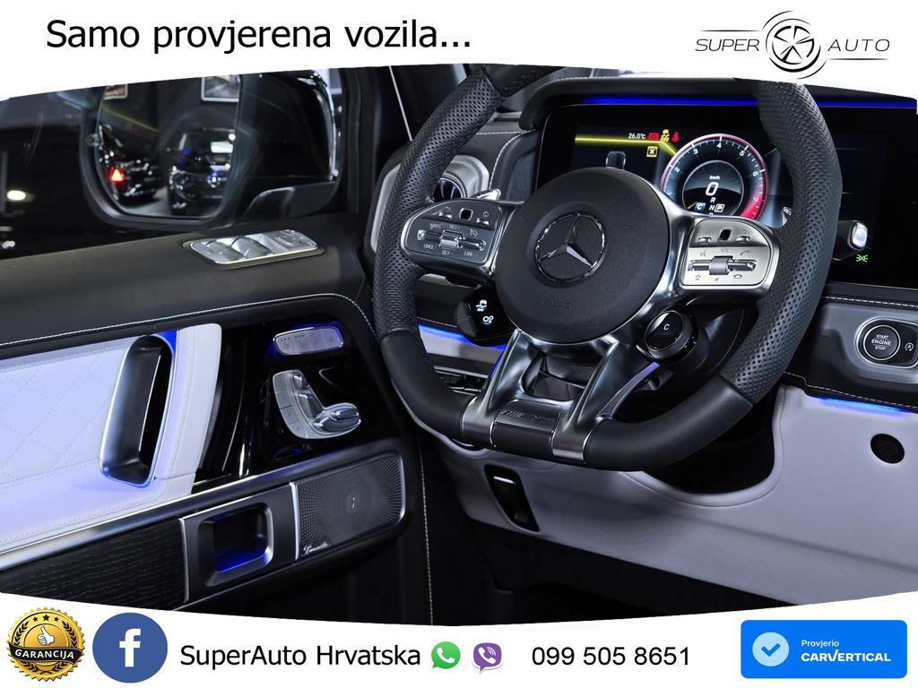 Mercedes AMG G 63 Long V8 (585 KS) 4MATIC 9G-TRONIC AMG SPEEDSHIFT PLUS Manufaktur LED+GR SJED+ACC
