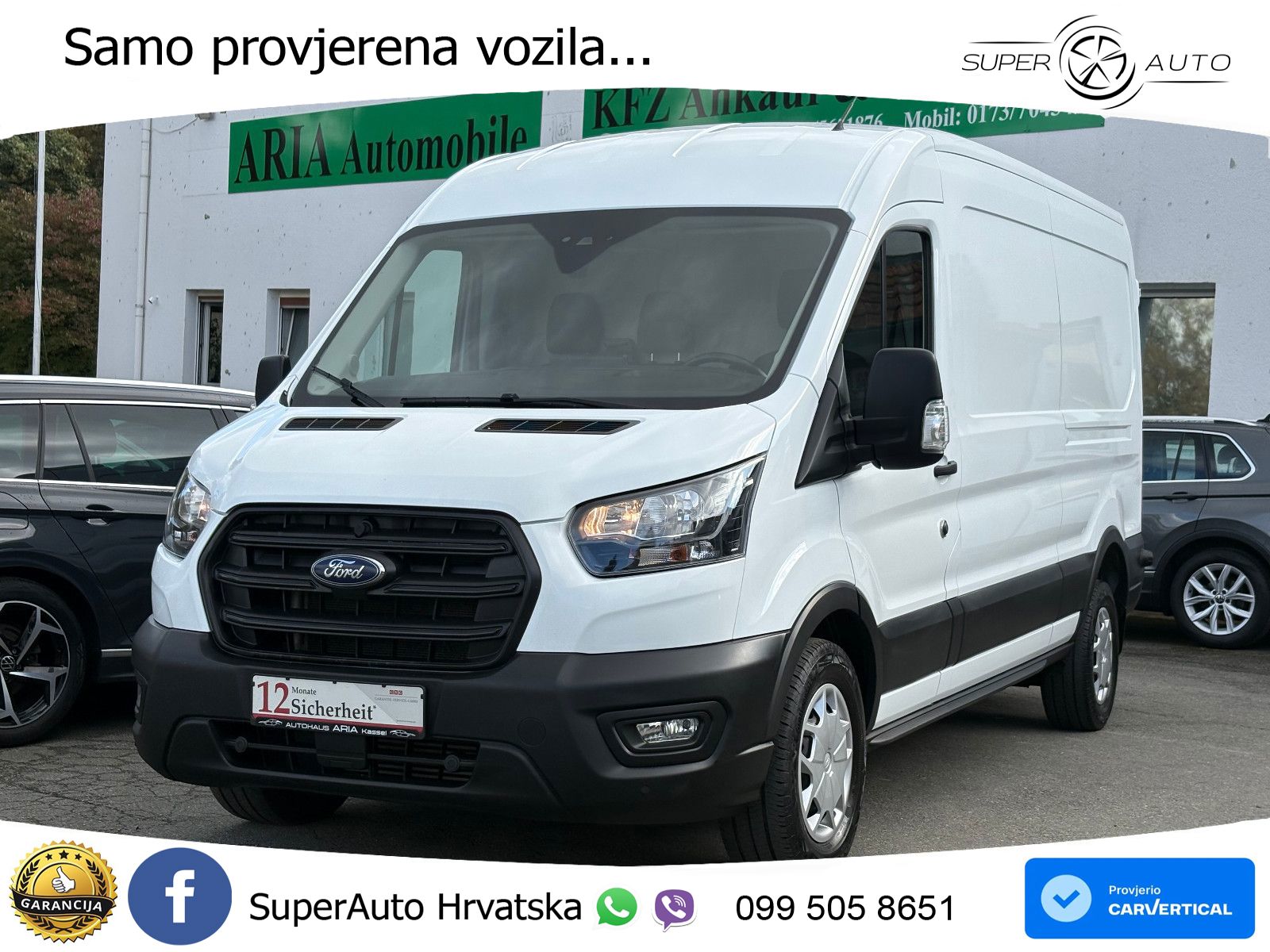 Ford Transit 350 L3H2 Kasten LKW KAMERA NAVI SCHRANK 131 KS