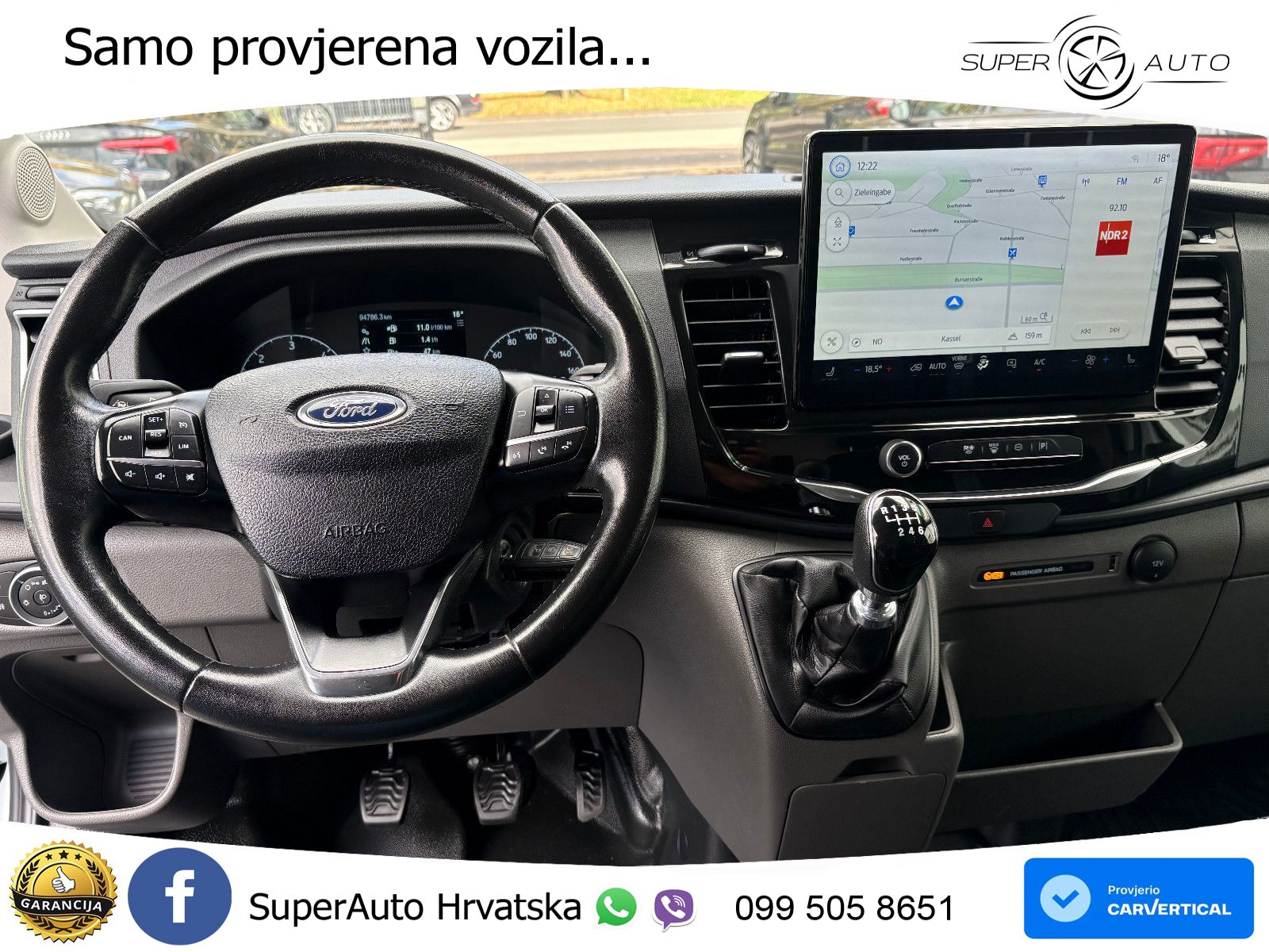Ford Transit 350 L3H2 Kasten LKW KAMERA NAVI SCHRANK 131 KS
