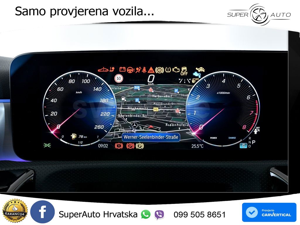 Mercedes-Benz A 180 7G-DCT LED+GR SJED+ACC