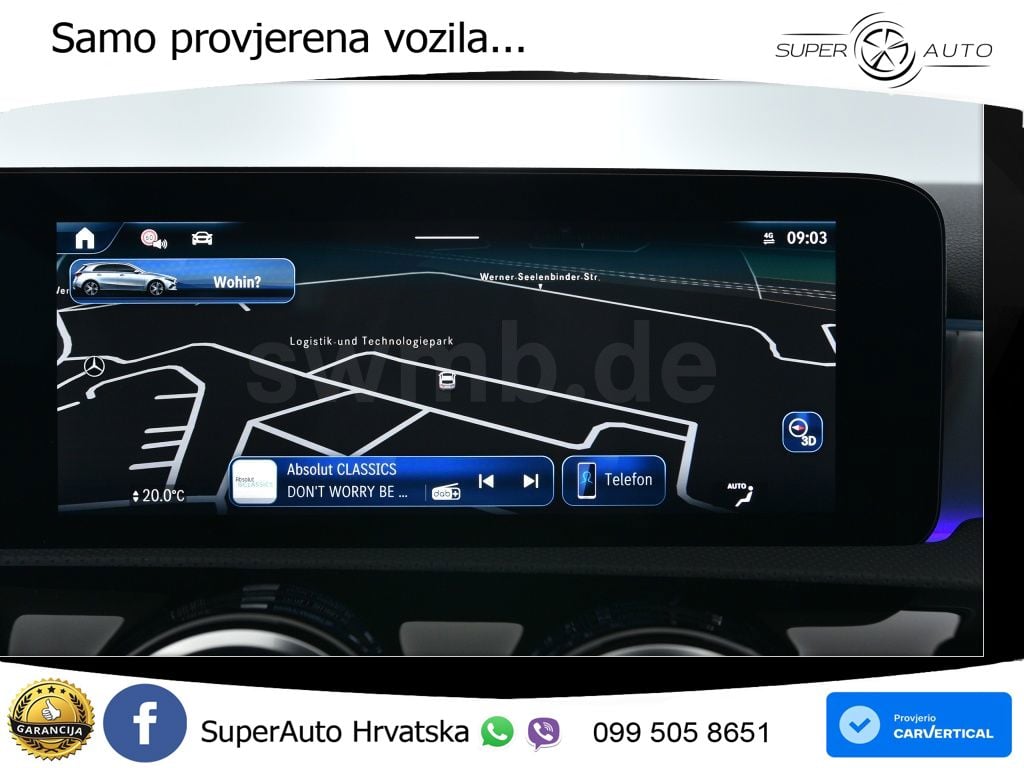 Mercedes-Benz A 180 7G-DCT LED+GR SJED+ACC