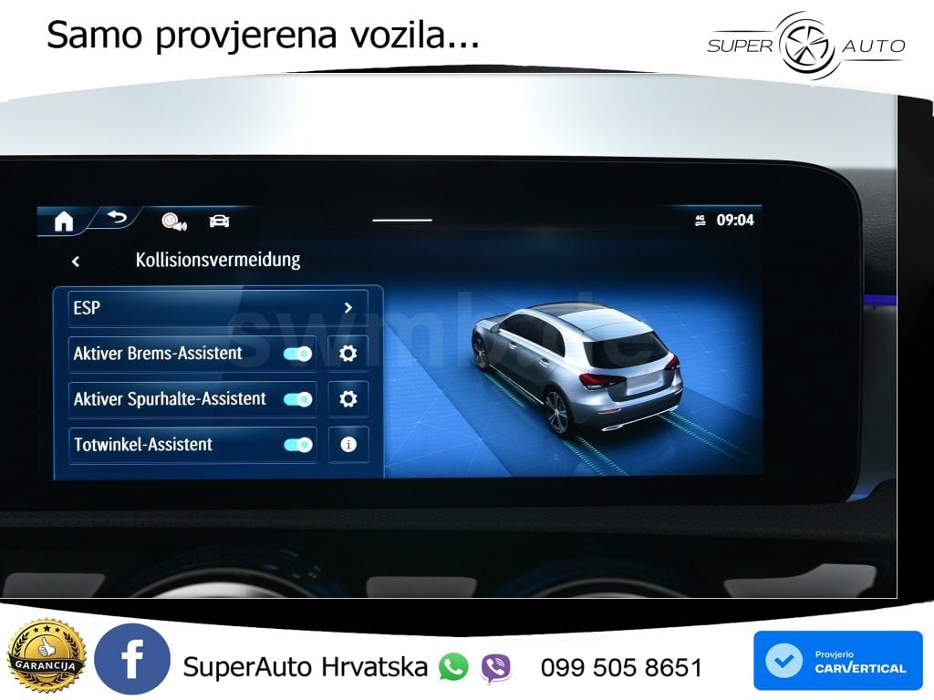 Mercedes-Benz A 180 7G-DCT LED+GR SJED+ACC