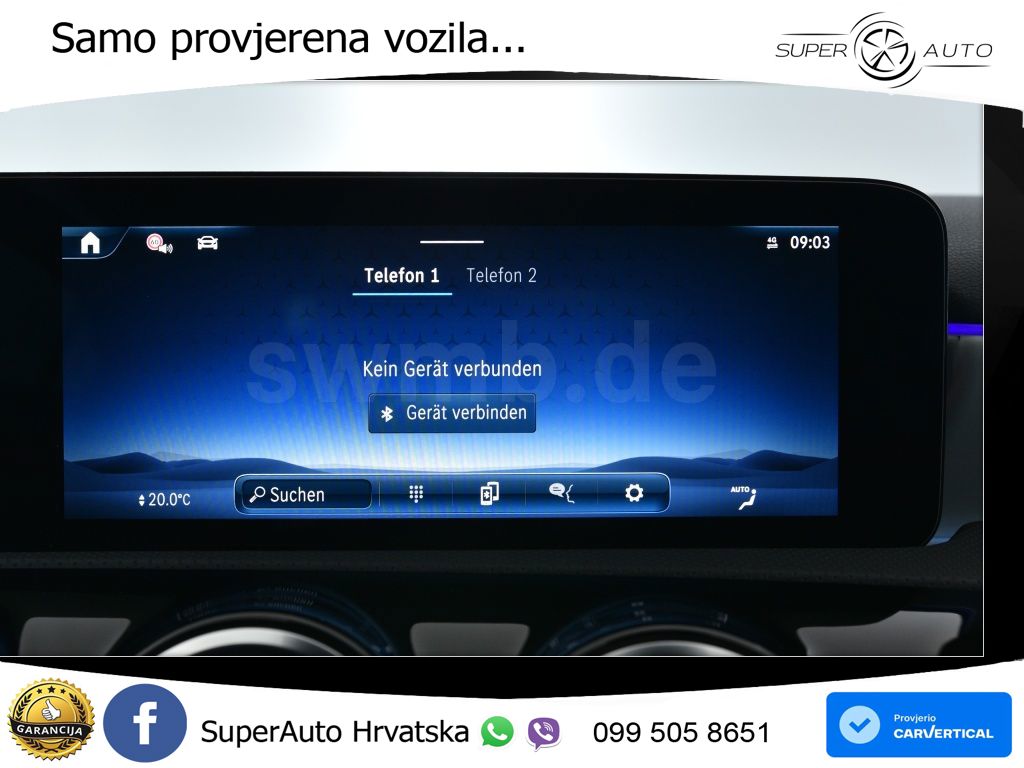 Mercedes-Benz A 180 7G-DCT LED+GR SJED+ACC