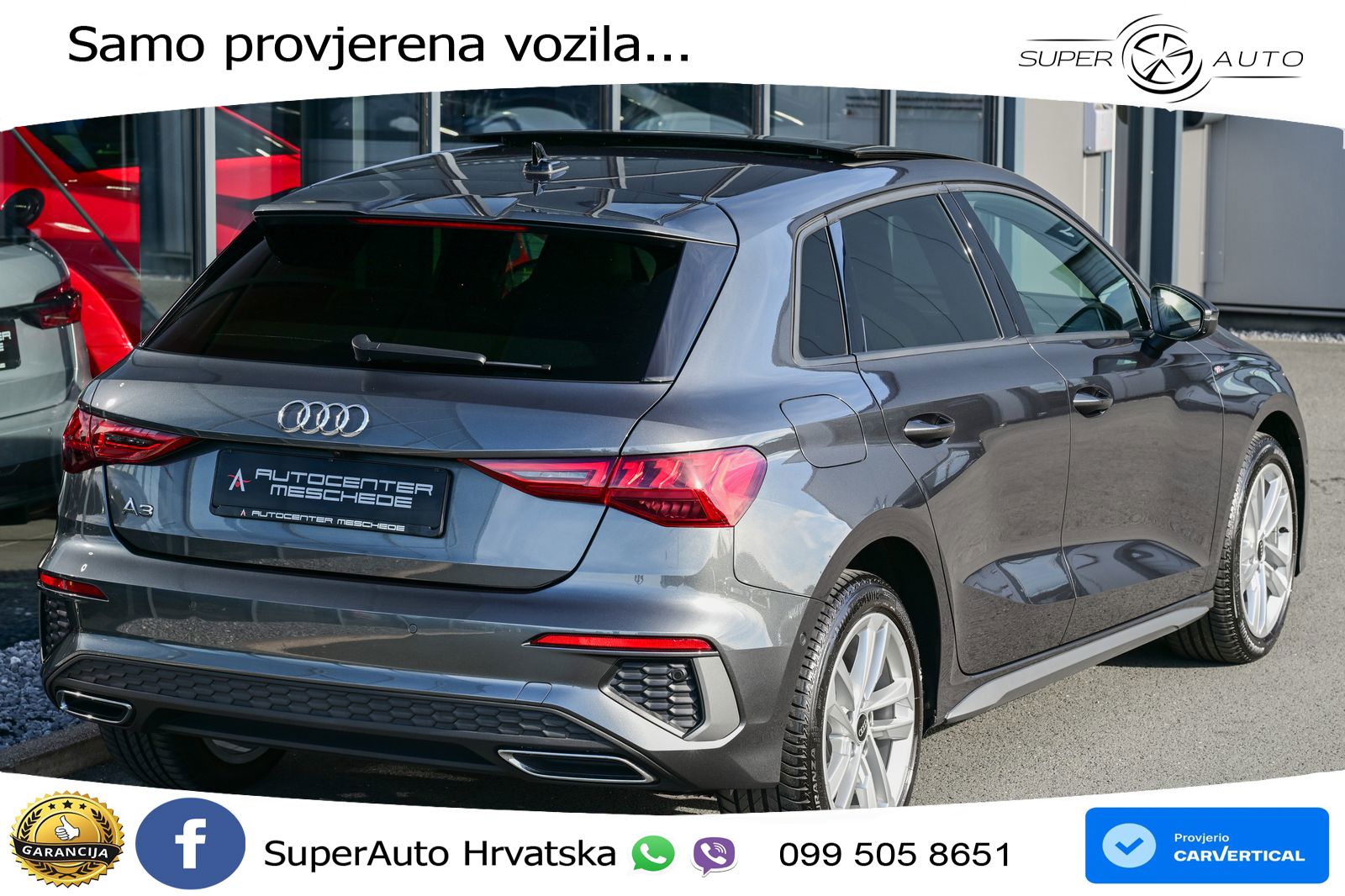 Audi A3 40 TFSIe (204 KS) S tronic 2x S line LED+GR SJED+ACC