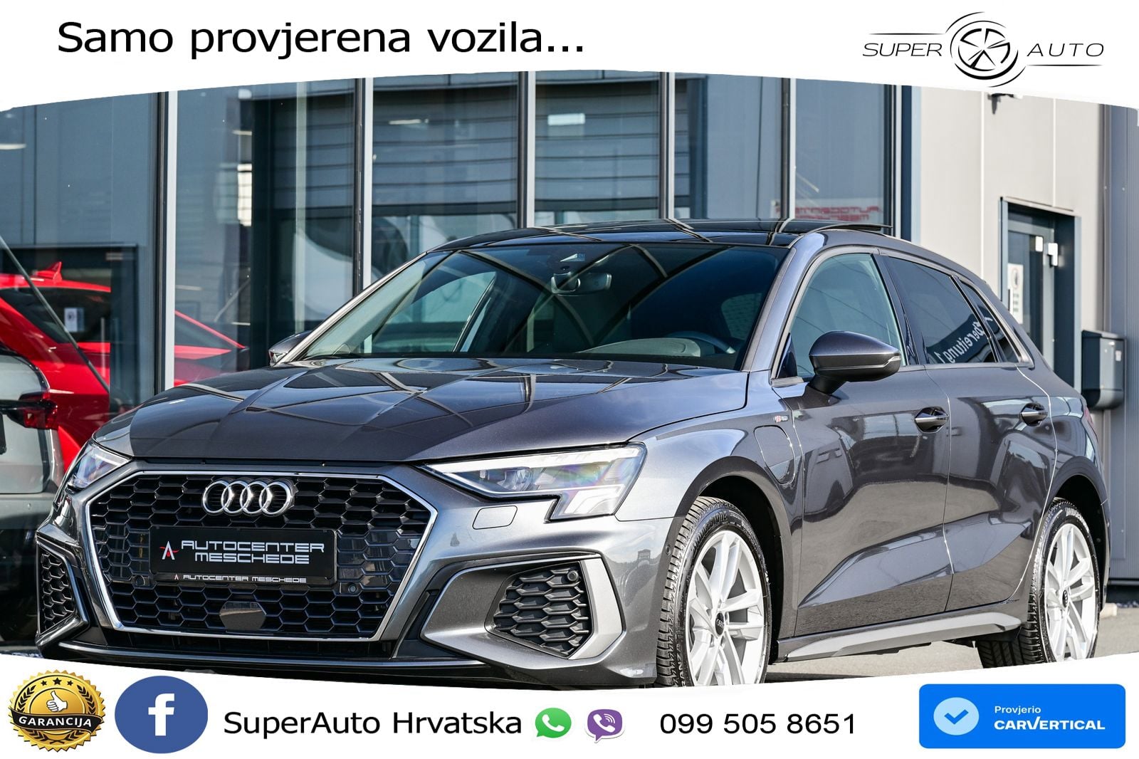 Audi A3 40 TFSIe (204 KS) S tronic 2x S line LED+GR SJED+ACC