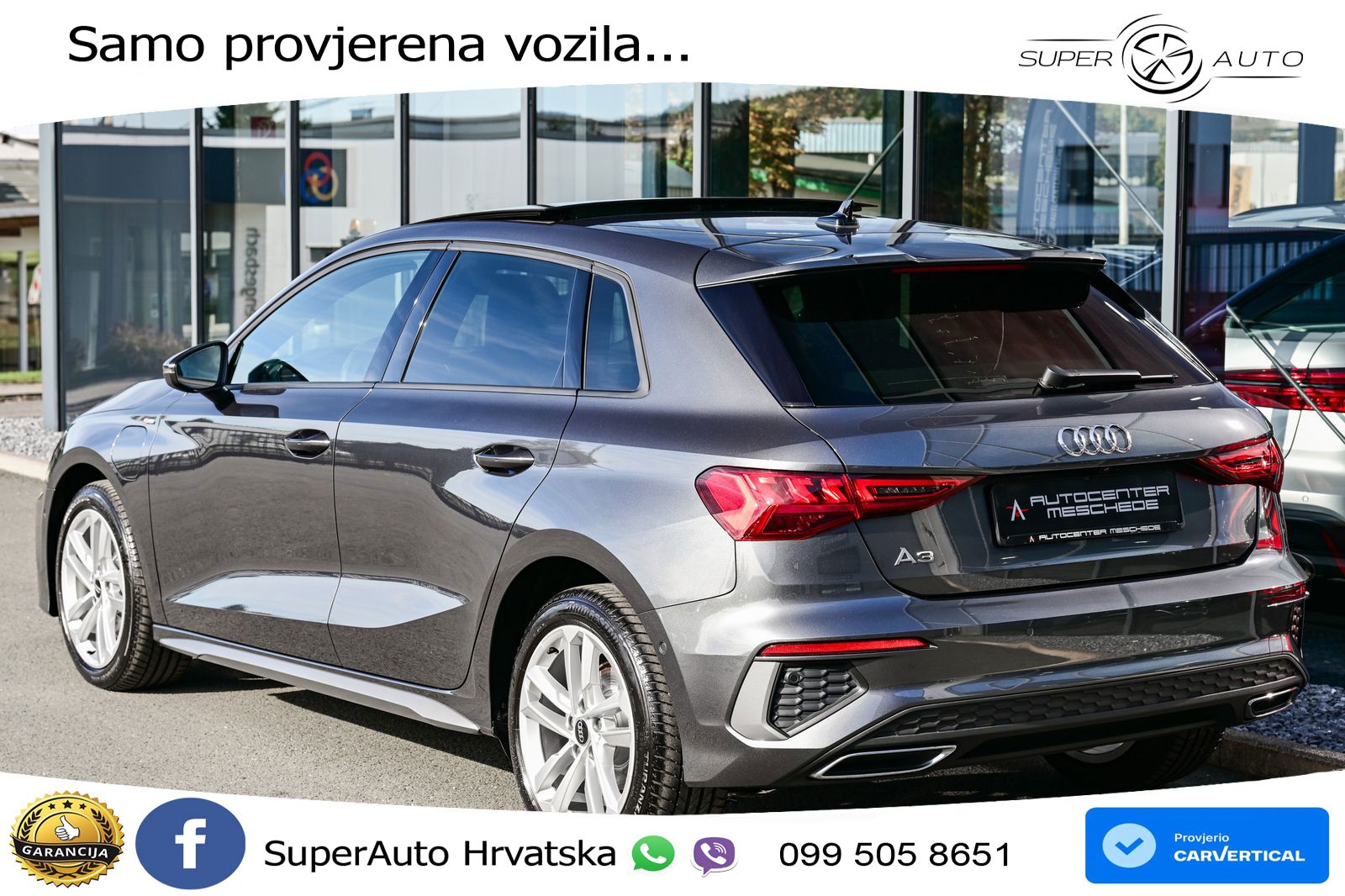 Audi A3 40 TFSIe (204 KS) S tronic 2x S line LED+GR SJED+ACC