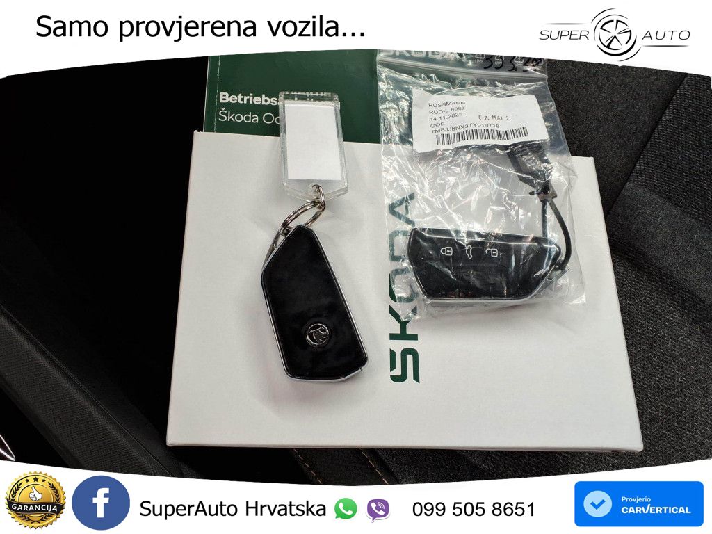 Škoda Octavia Combi 2.0 TDI (150 KS) DSG LED+GR SJED+ACC