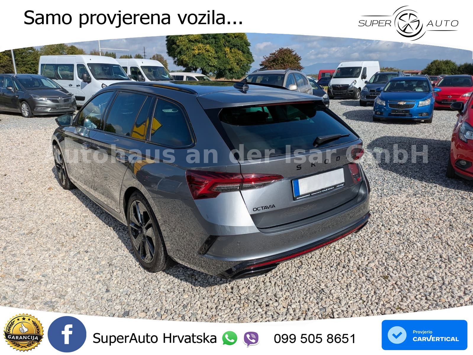 Škoda Octavia Combi RS 2.0 TSI (265 KS) DSG MATRIX+GR SJED+KAM