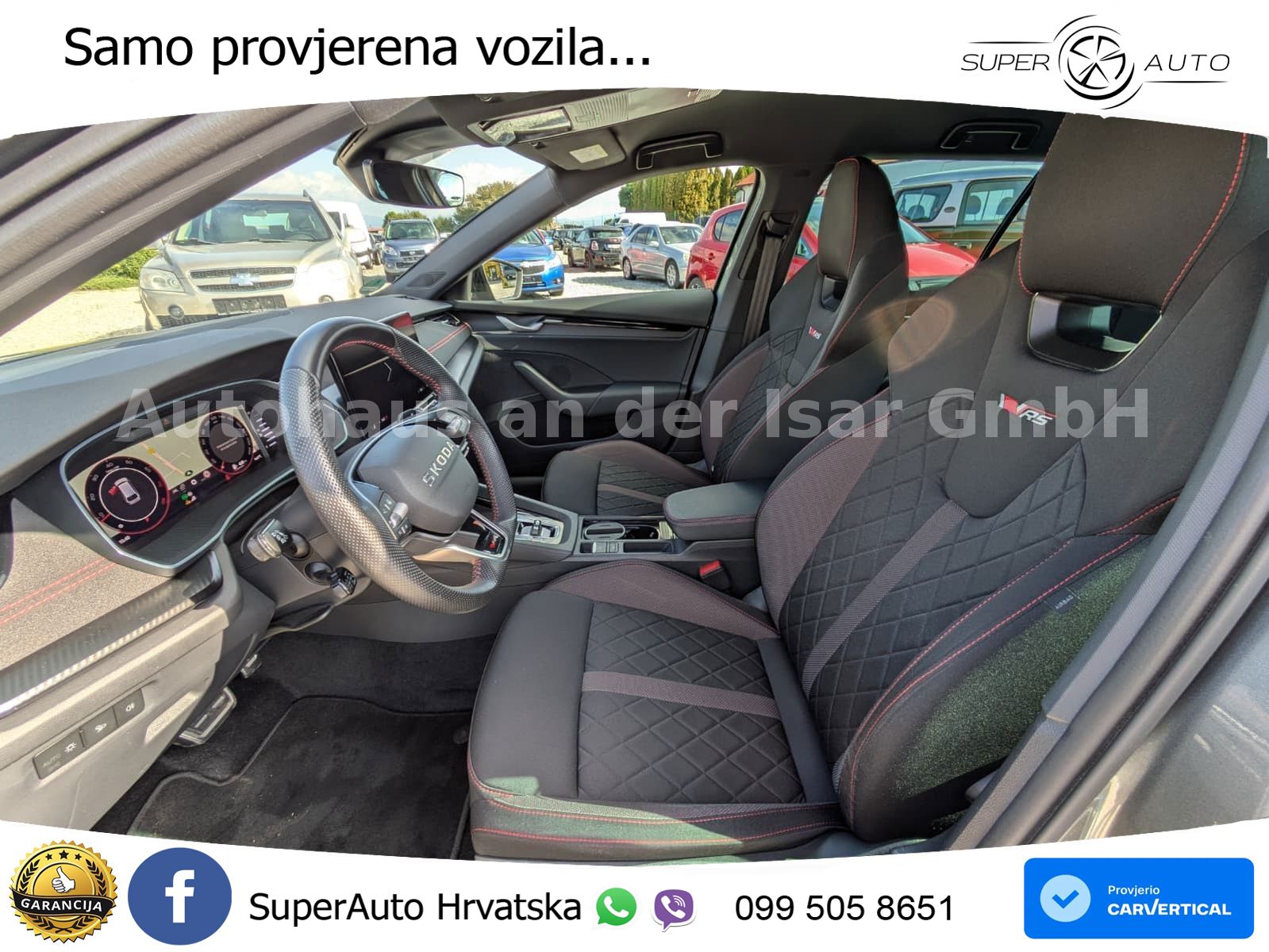 Škoda Octavia Combi RS 2.0 TSI (265 KS) DSG MATRIX+GR SJED+KAM