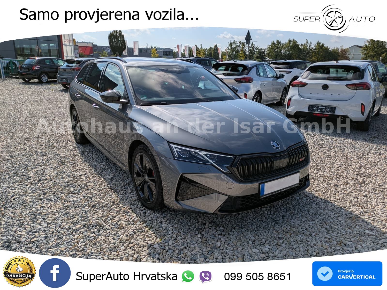 Škoda Octavia Combi RS 2.0 TSI (265 KS) DSG MATRIX+GR SJED+KAM