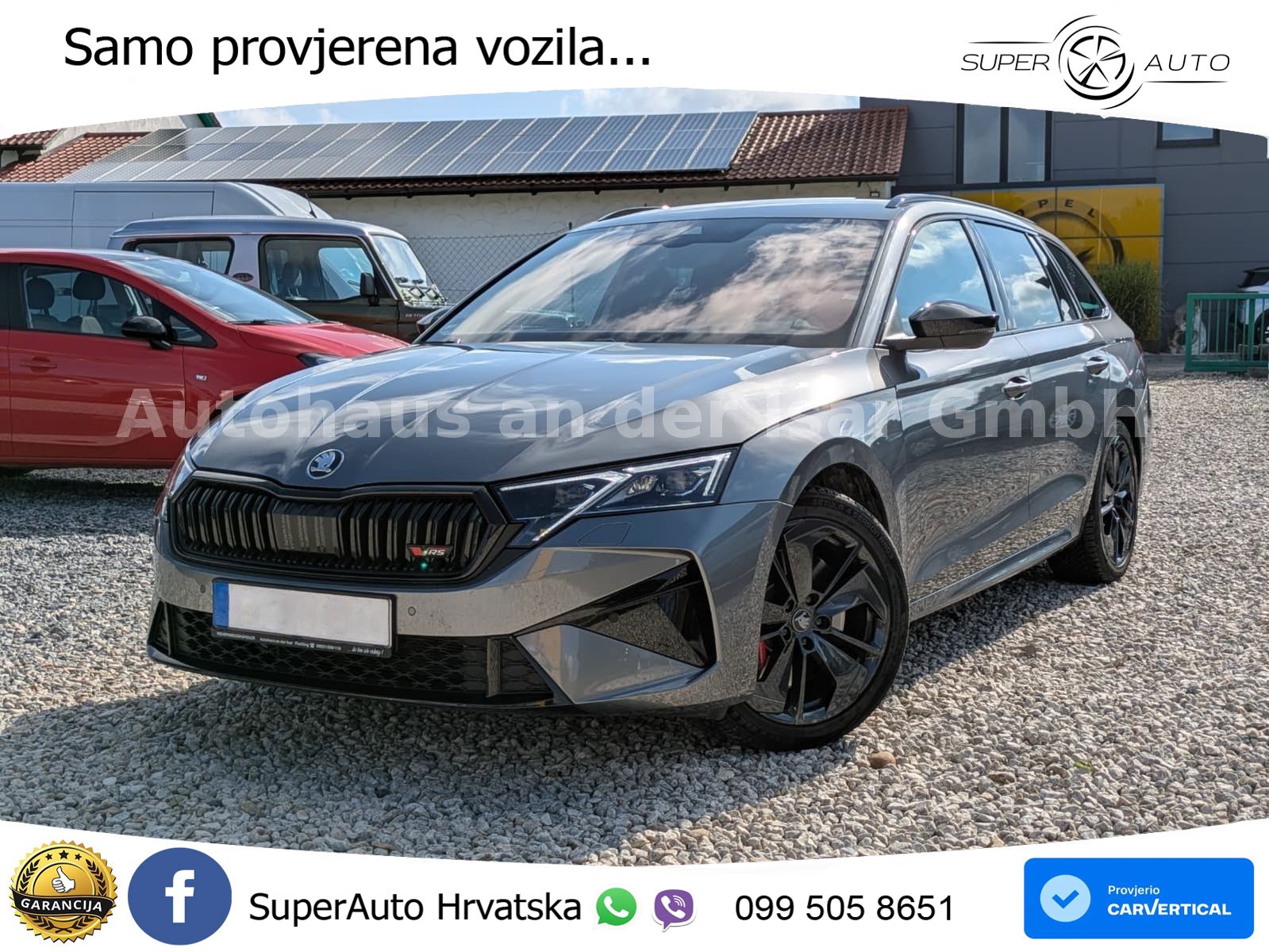 Škoda Octavia Combi RS 2.0 TSI (265 KS) DSG MATRIX+GR SJED+KAM