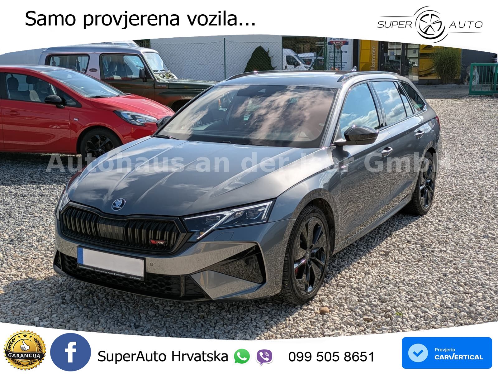 Škoda Octavia Combi RS 2.0 TSI (265 KS) DSG MATRIX+GR SJED+KAM