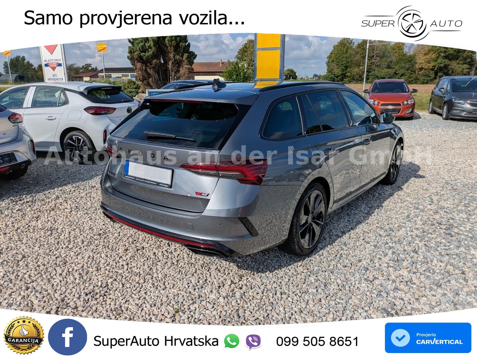 Škoda Octavia Combi RS 2.0 TSI (265 KS) DSG MATRIX+GR SJED+KAM