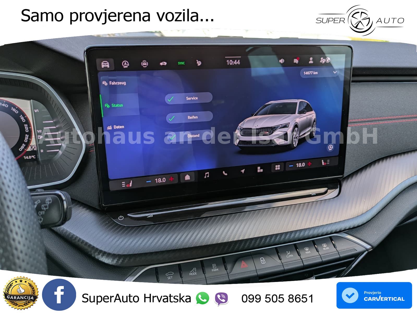 Škoda Octavia Combi RS 2.0 TSI (265 KS) DSG MATRIX+GR SJED+KAM