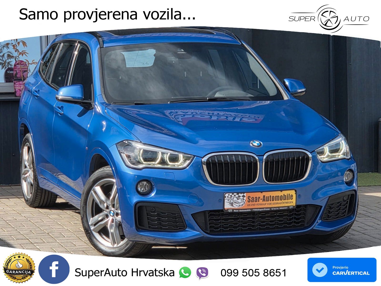 BMW X1 20d (190 KS) xDrive Steptronic M Sport LED+GR SJED+ACC