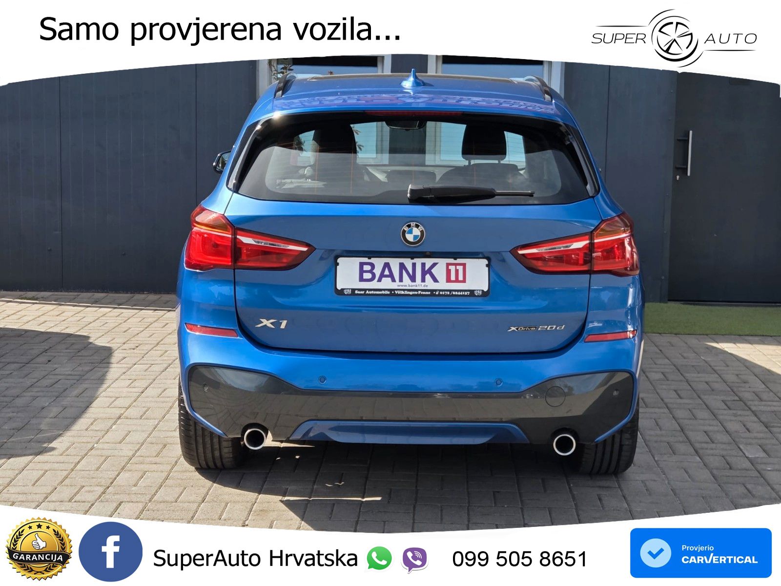 BMW X1 20d (190 KS) xDrive Steptronic M Sport LED+GR SJED+ACC