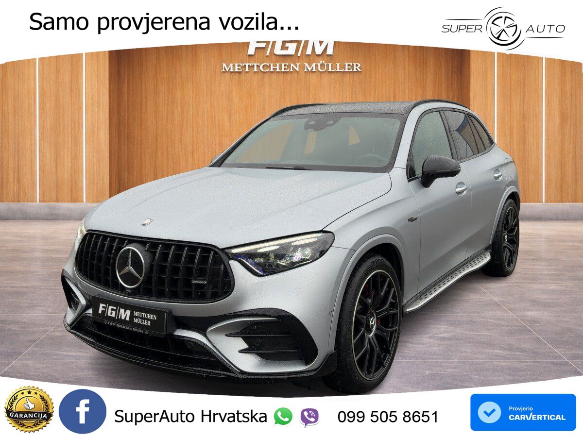 Mercedes AMG GLC 63 S E PERFORMANCE (680 KS) 4MATIC+ AMG SPEEDSHIFT MCT 9G ACC+HEAD+4xGR SJED+360+PANO