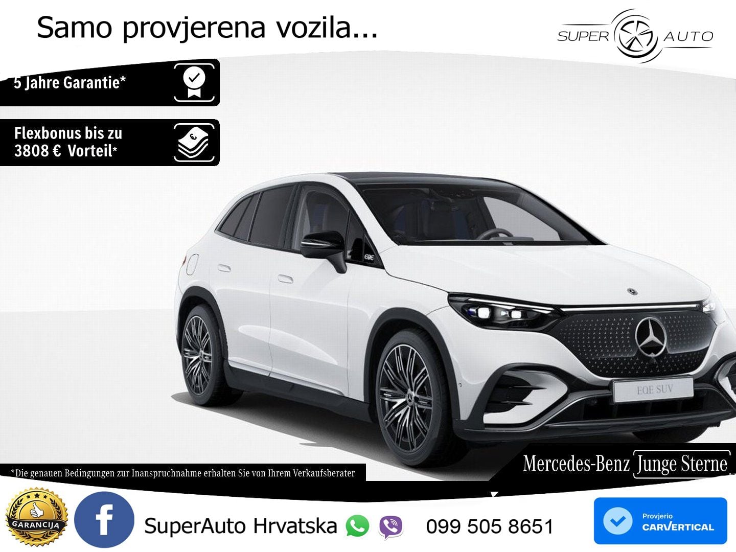 Mercedes EQE SUV 350 98 kWh (292 KS) 4MATIC AMG ACC+GR SJED+360+PANO