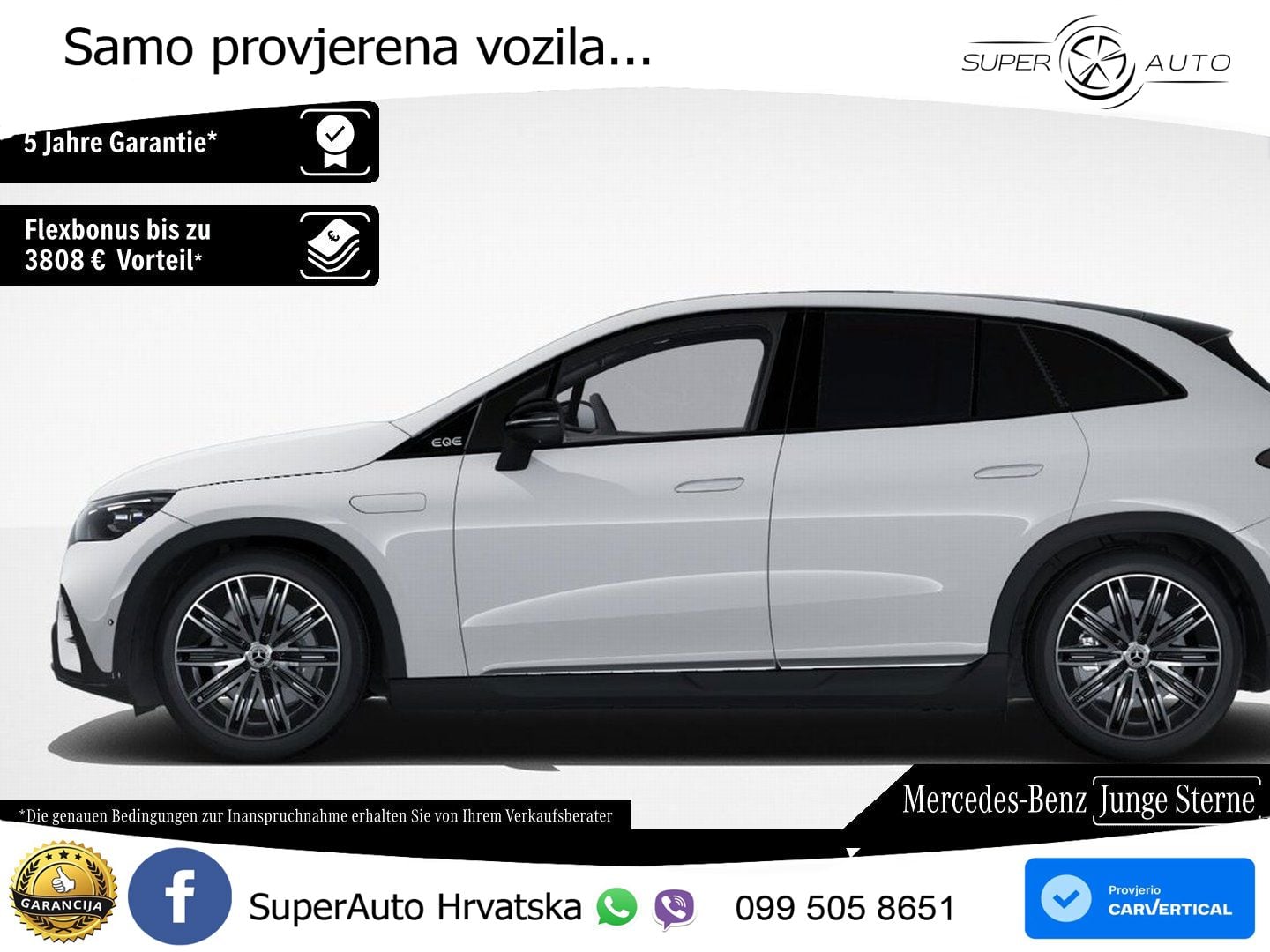 Mercedes EQE SUV 350 98 kWh (292 KS) 4MATIC AMG ACC+GR SJED+360+PANO