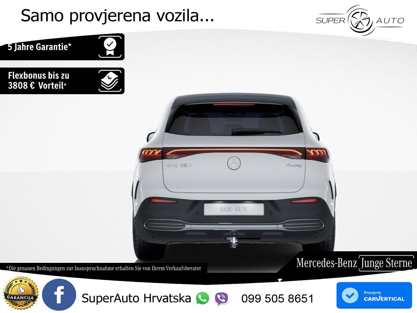 Mercedes EQE SUV 350 98 kWh (292 KS) 4MATIC AMG ACC+GR SJED+360+PANO