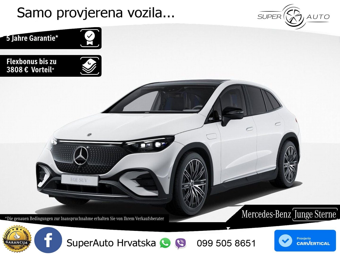 Mercedes EQE SUV 350 98 kWh (292 KS) 4MATIC AMG ACC+GR SJED+360+PANO