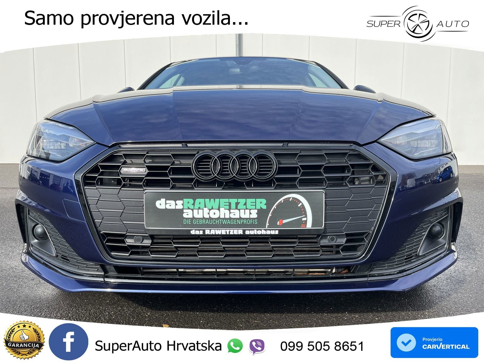 Audi A5 Sportback  40 TFSI (204 KS) quattro S tronic LED+GR SJED+ACC