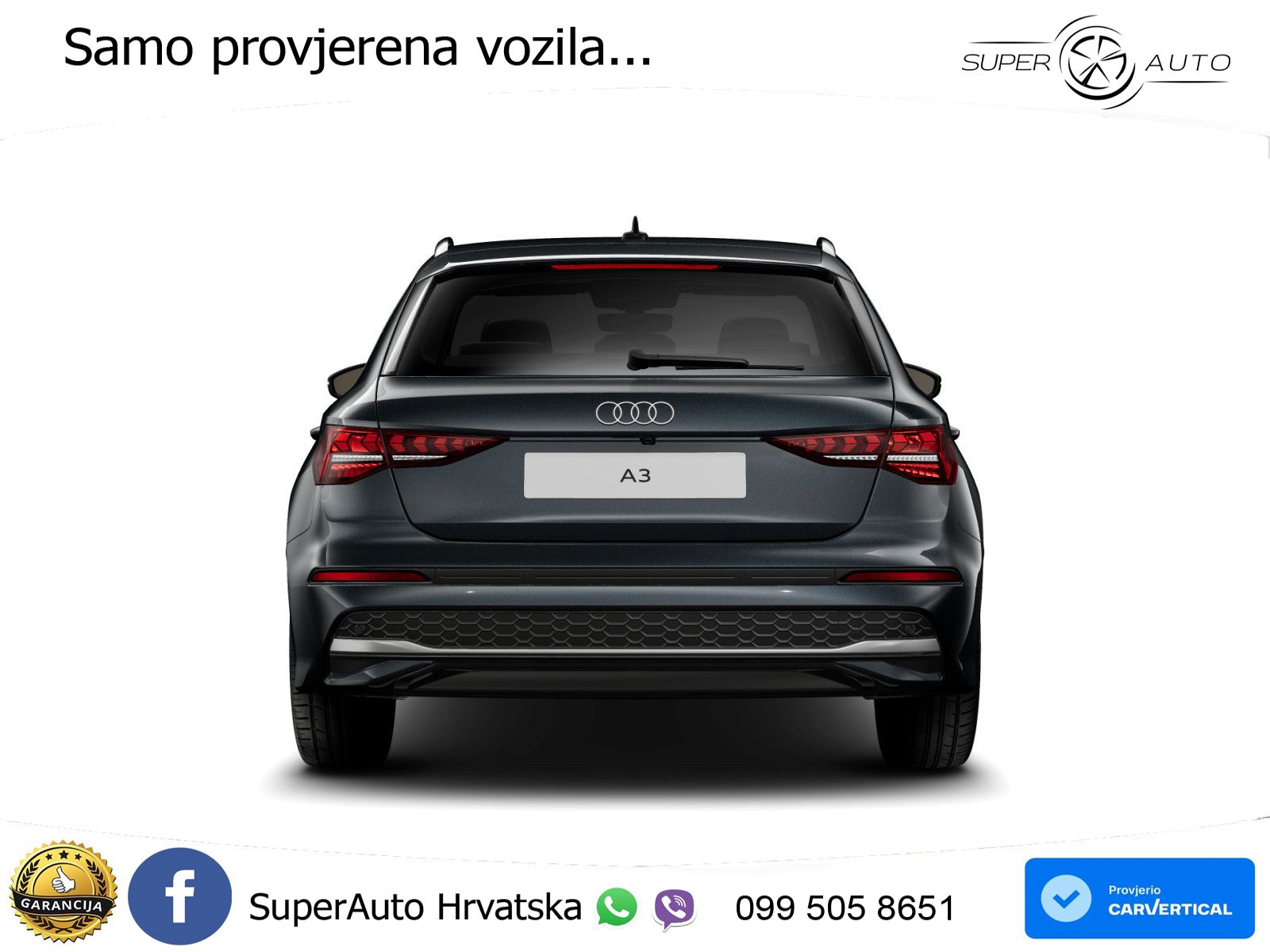 Audi A3 35 TFSI (150 KS) LED+GR SJED+ACC