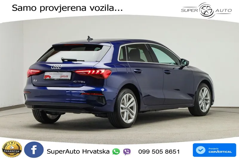 Audi A3 40 TFSIe (204 KS) S tronic S line