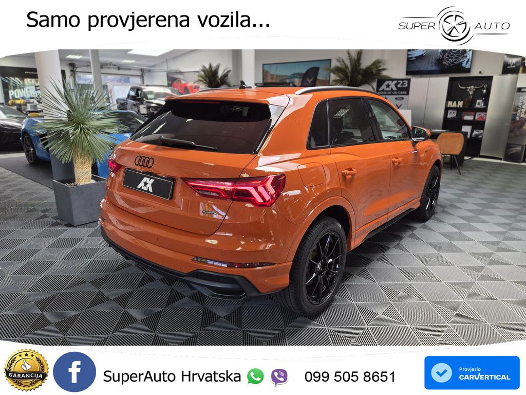 Audi Q3 45 TFSI (230 KS) quattro S tronic S line MATRIX+GR SJED+KAM