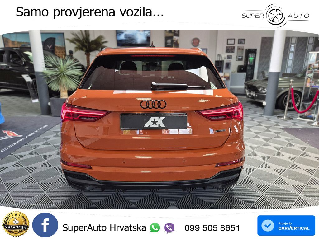 Audi Q3 45 TFSI (230 KS) quattro S tronic S line MATRIX+GR SJED+KAM