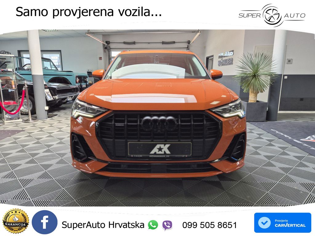 Audi Q3 45 TFSI (230 KS) quattro S tronic S line MATRIX+GR SJED+KAM
