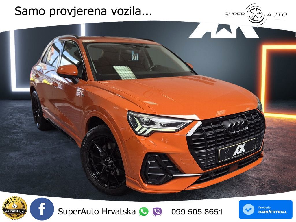 Audi Q3 45 TFSI (230 KS) quattro S tronic S line MATRIX+GR SJED+KAM