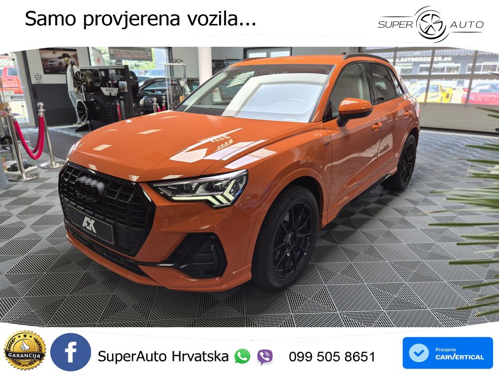 Audi Q3 45 TFSI (230 KS) quattro S tronic S line MATRIX+GR SJED+KAM