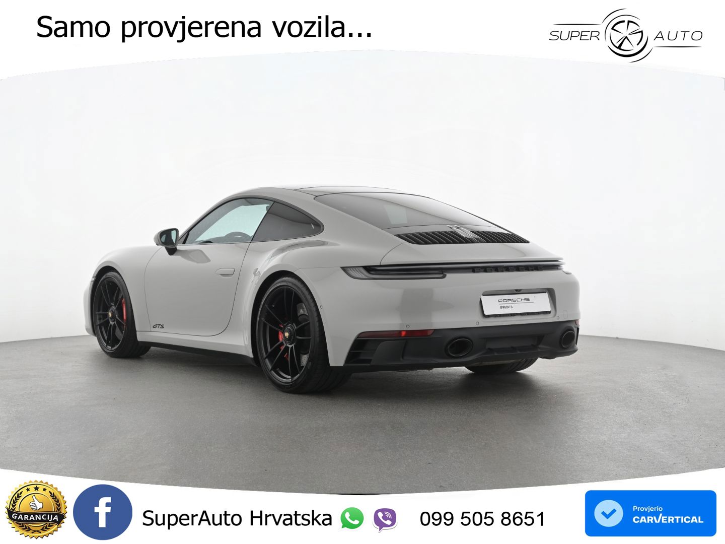 Porsche 911 Carrera 4 GTS 3.0 (480 KS) PDK LED+GR SJED+ACC