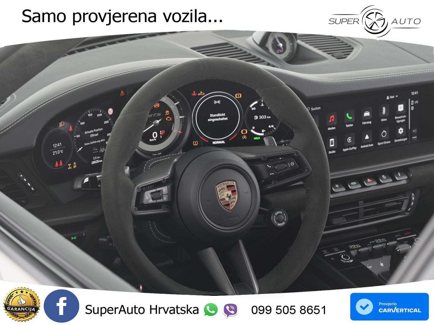 Porsche 911 Carrera 4 GTS 3.0 (480 KS) PDK LED+GR SJED+ACC