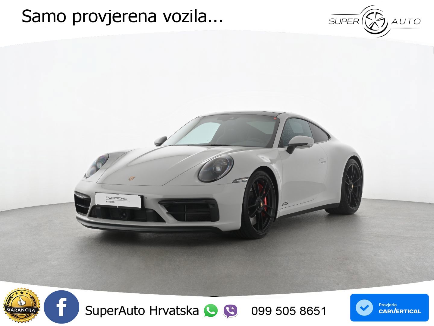 Porsche 911 Carrera 4 GTS 3.0 (480 KS) PDK LED+GR SJED+ACC