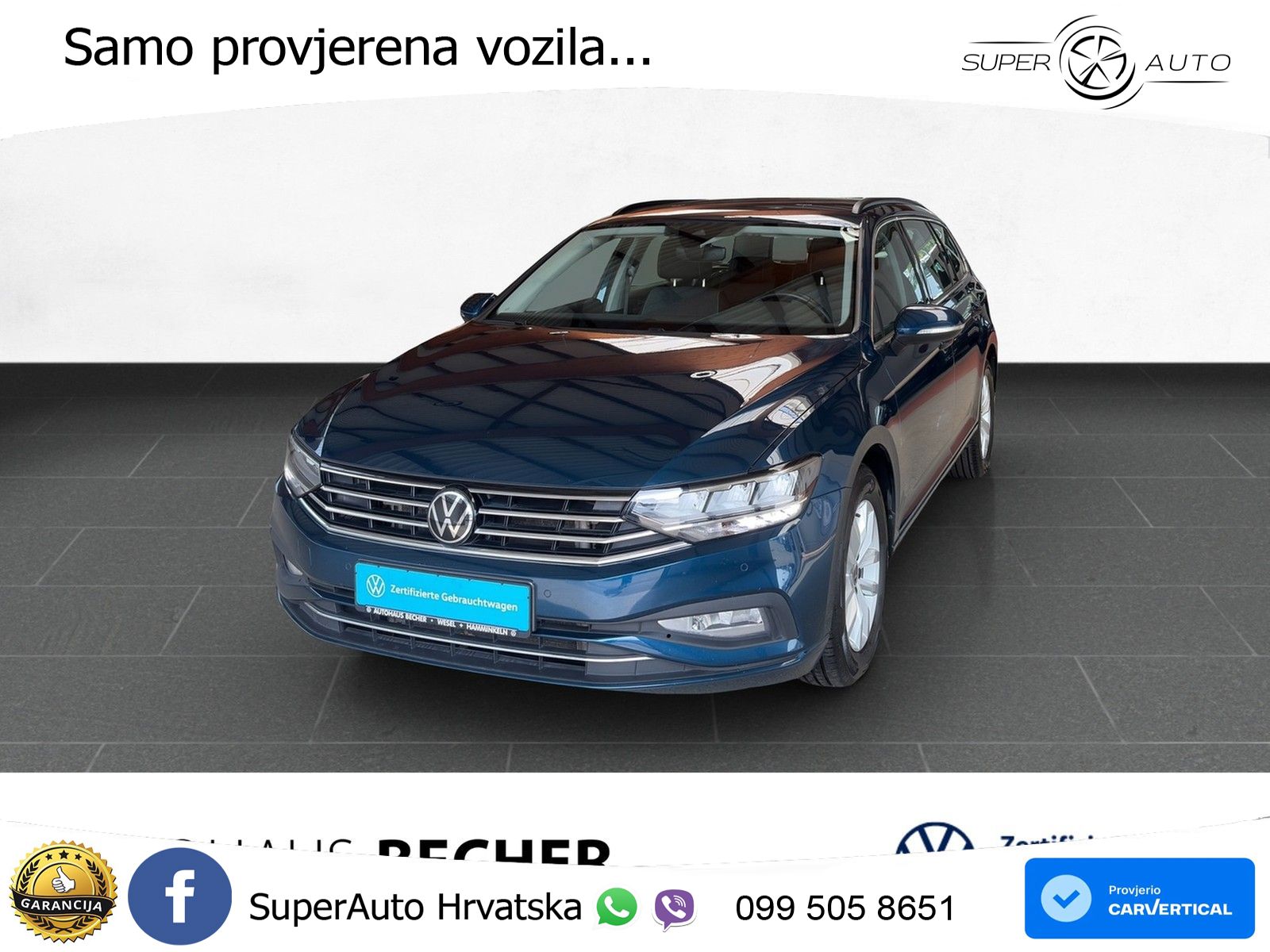 Volkswagen Passat Variant 2.0 TDI (150 KS) DSG Business LED+GR SJED+ACC