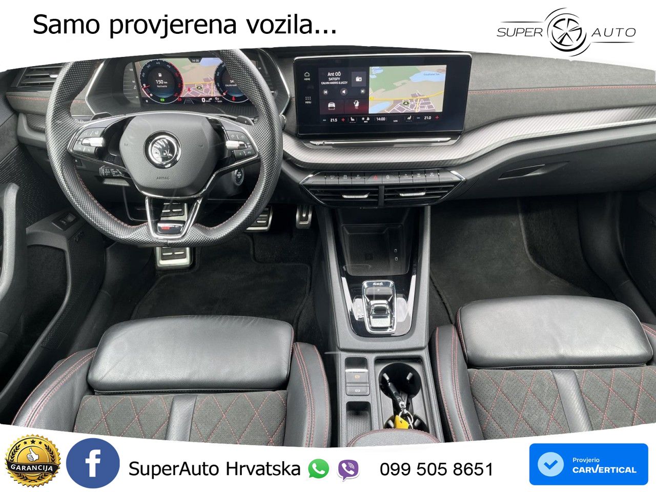Škoda Octavia Combi RS 2.0 TDI (200 KS) 4x4 DSG LED+GR SJED+ACC