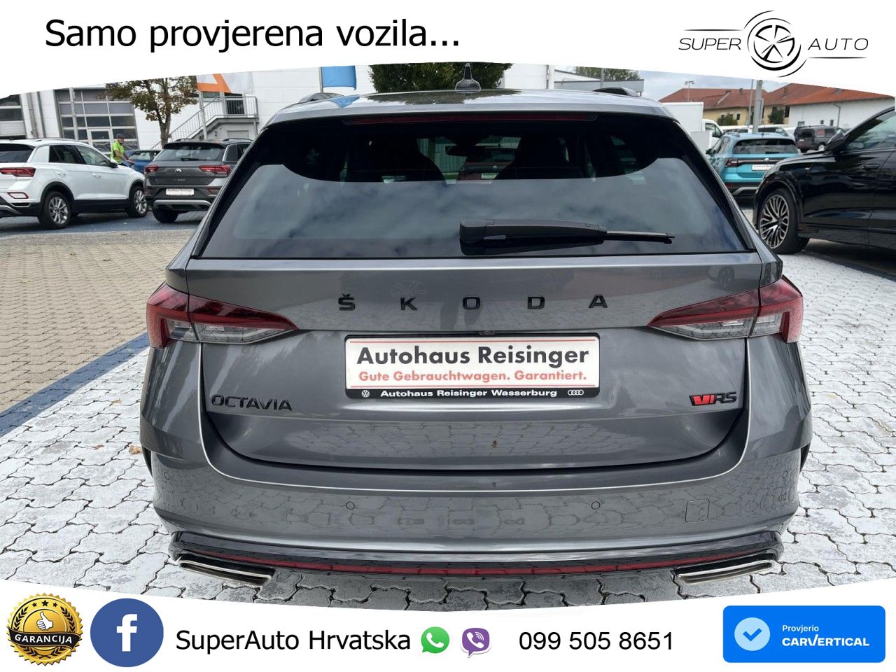 Škoda Octavia Combi RS 2.0 TDI (200 KS) 4x4 DSG LED+GR SJED+ACC