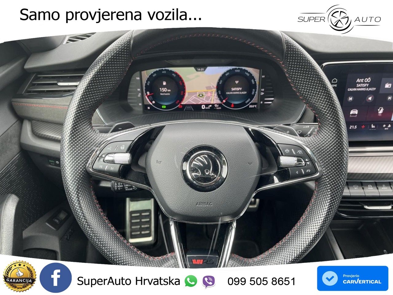 Škoda Octavia Combi RS 2.0 TDI (200 KS) 4x4 DSG LED+GR SJED+ACC