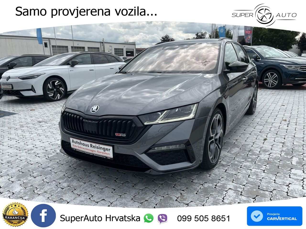 Škoda Octavia Combi RS 2.0 TDI (200 KS) 4x4 DSG LED+GR SJED+ACC