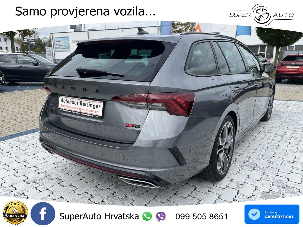 Škoda Octavia Combi RS 2.0 TDI (200 KS) 4x4 DSG LED+GR SJED+ACC