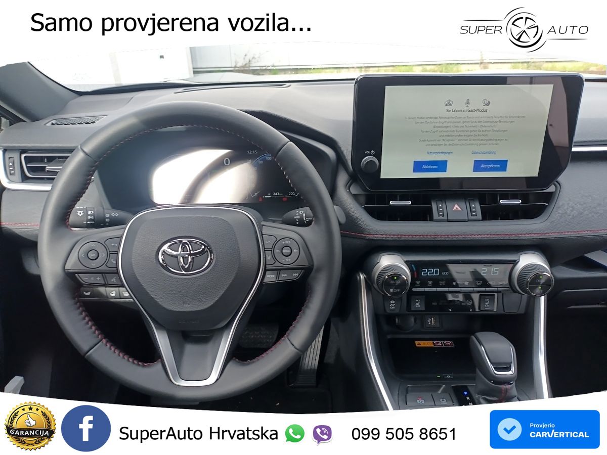 Toyota RAV4 2.5 (306 KS) Hybrid AWD-i eCVT LED+GR SJED+ACC