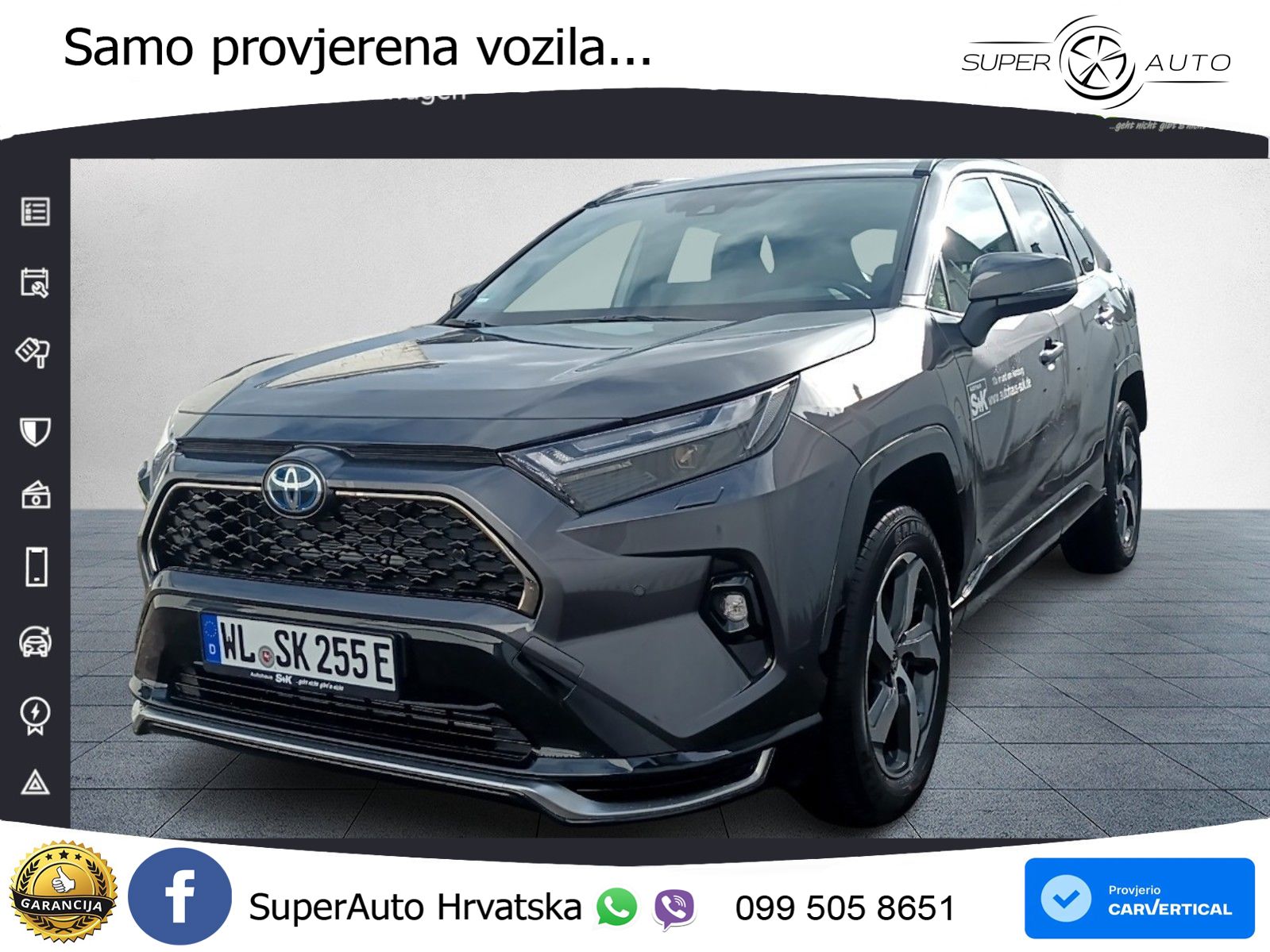Toyota RAV4 2.5 (306 KS) Hybrid AWD-i eCVT LED+GR SJED+ACC