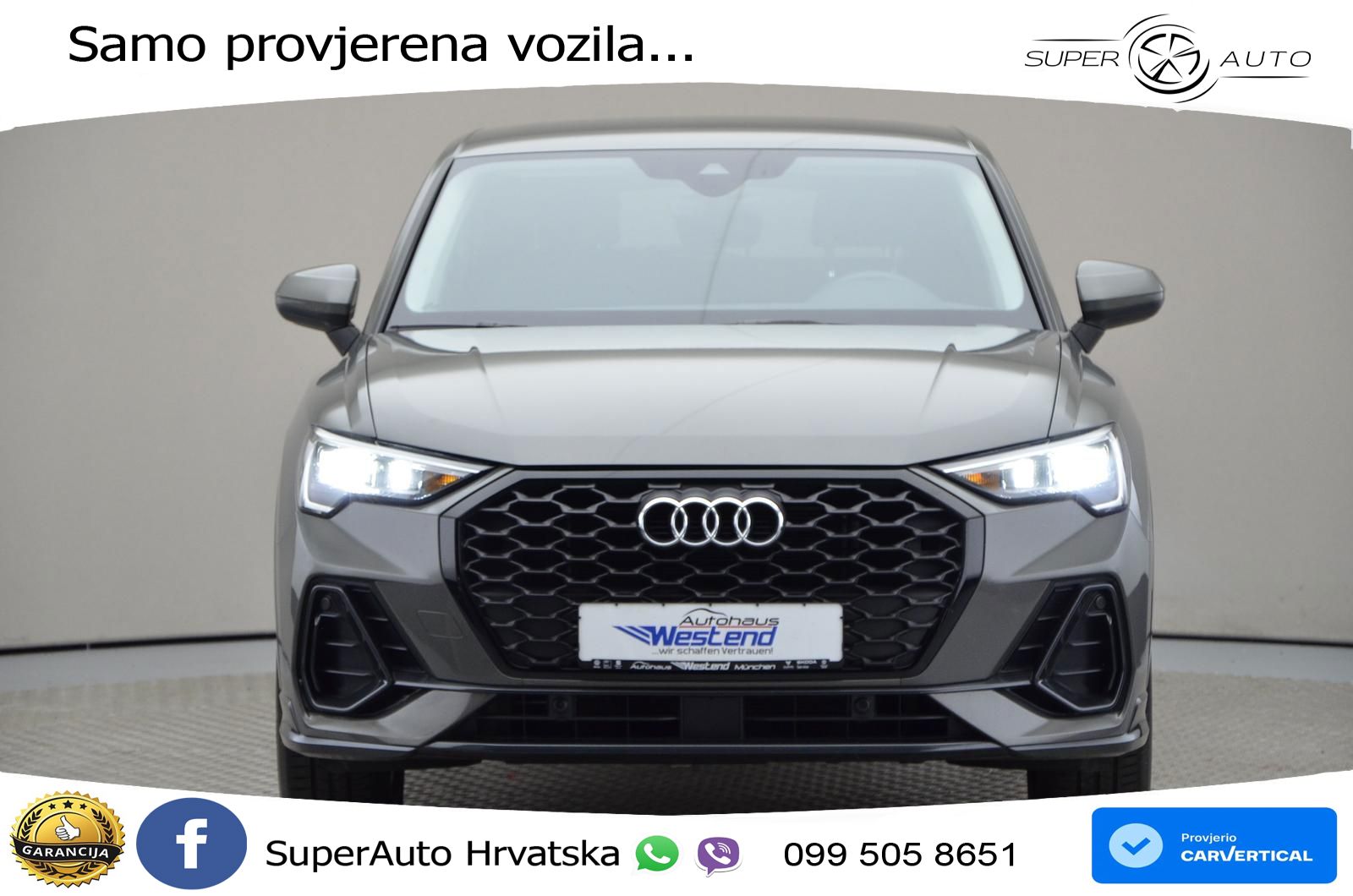 Audi Q3 II Sportback 35 TFSI (150 KS) LED+GR SJED+ACC