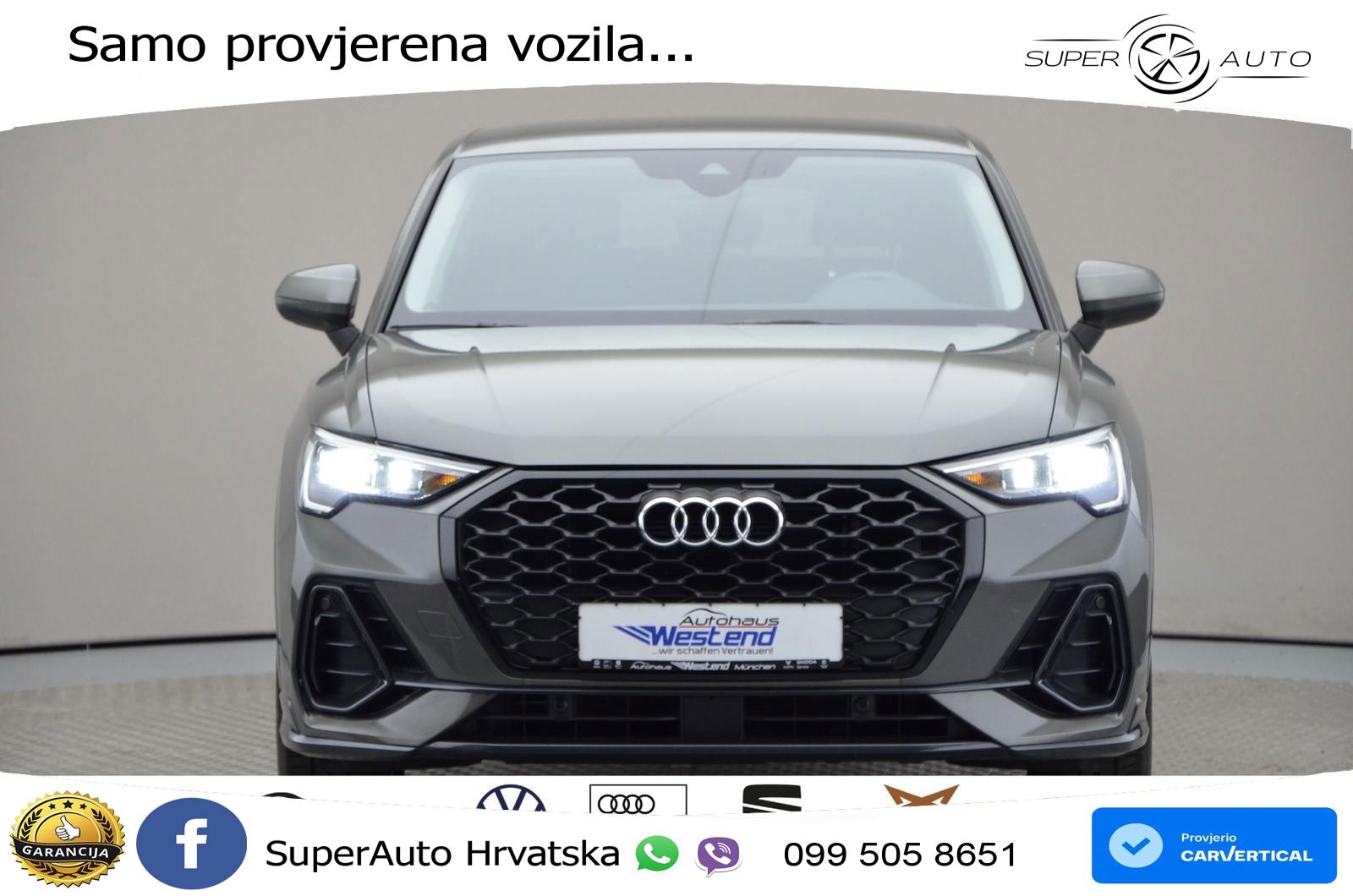 Audi Q3 II Sportback 35 TFSI (150 KS) LED+GR SJED+ACC