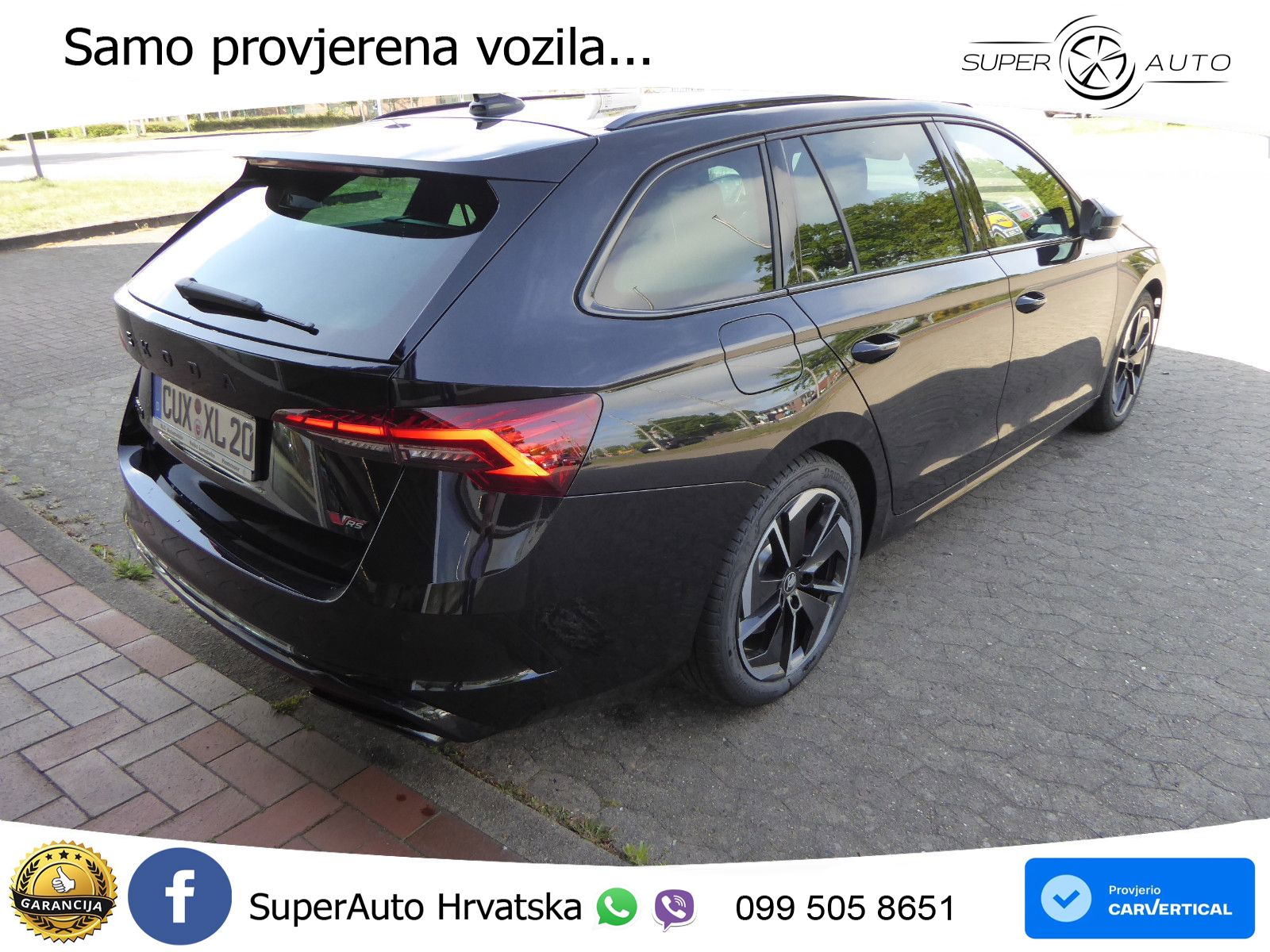 Škoda Octavia Combi RS 2.0 TSI (265 KS) DSG MATRIX+GR SJED+KAM